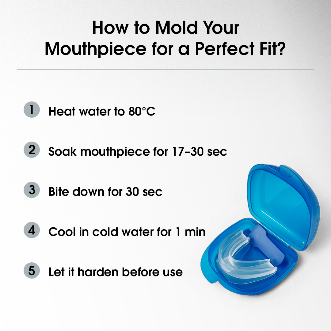 SnoozerShield The Silent Anti-Snoring Mouth Guard | Universal Fit
