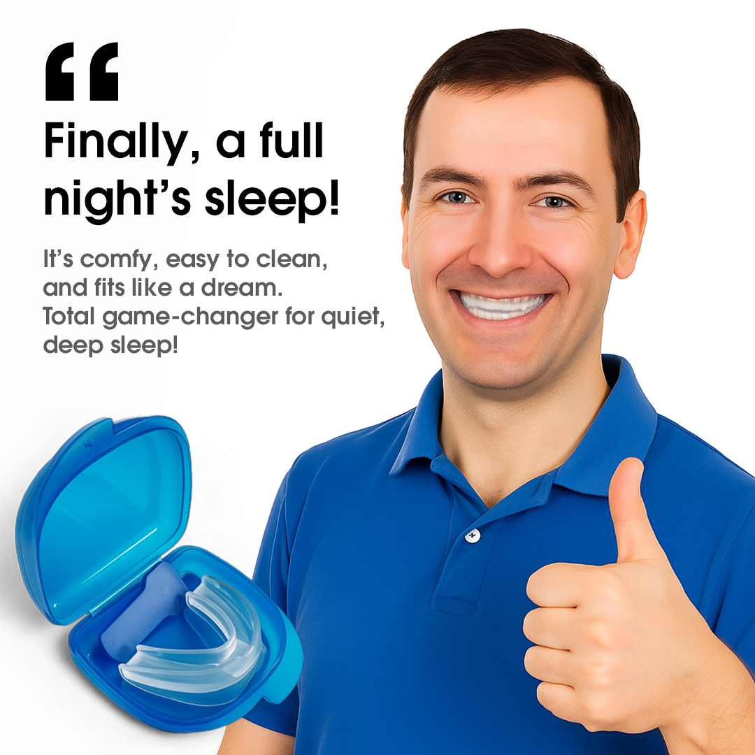 SnoozerShield The Silent Anti-Snoring Mouth Guard | Universal Fit