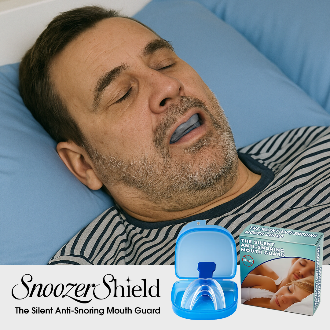 SnoozerShield The Silent Anti-Snoring Mouth Guard | Universal Fit